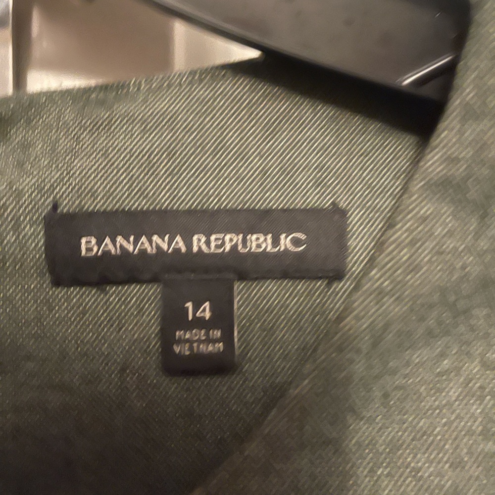 Banana Republic Olive Midi Dress